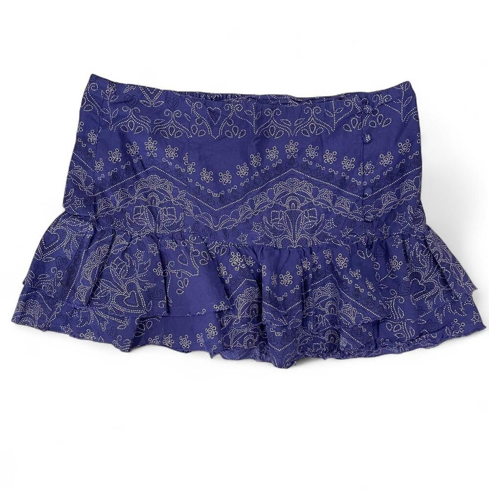 Kimchi-blue Women's Purple and Blue Skirt
